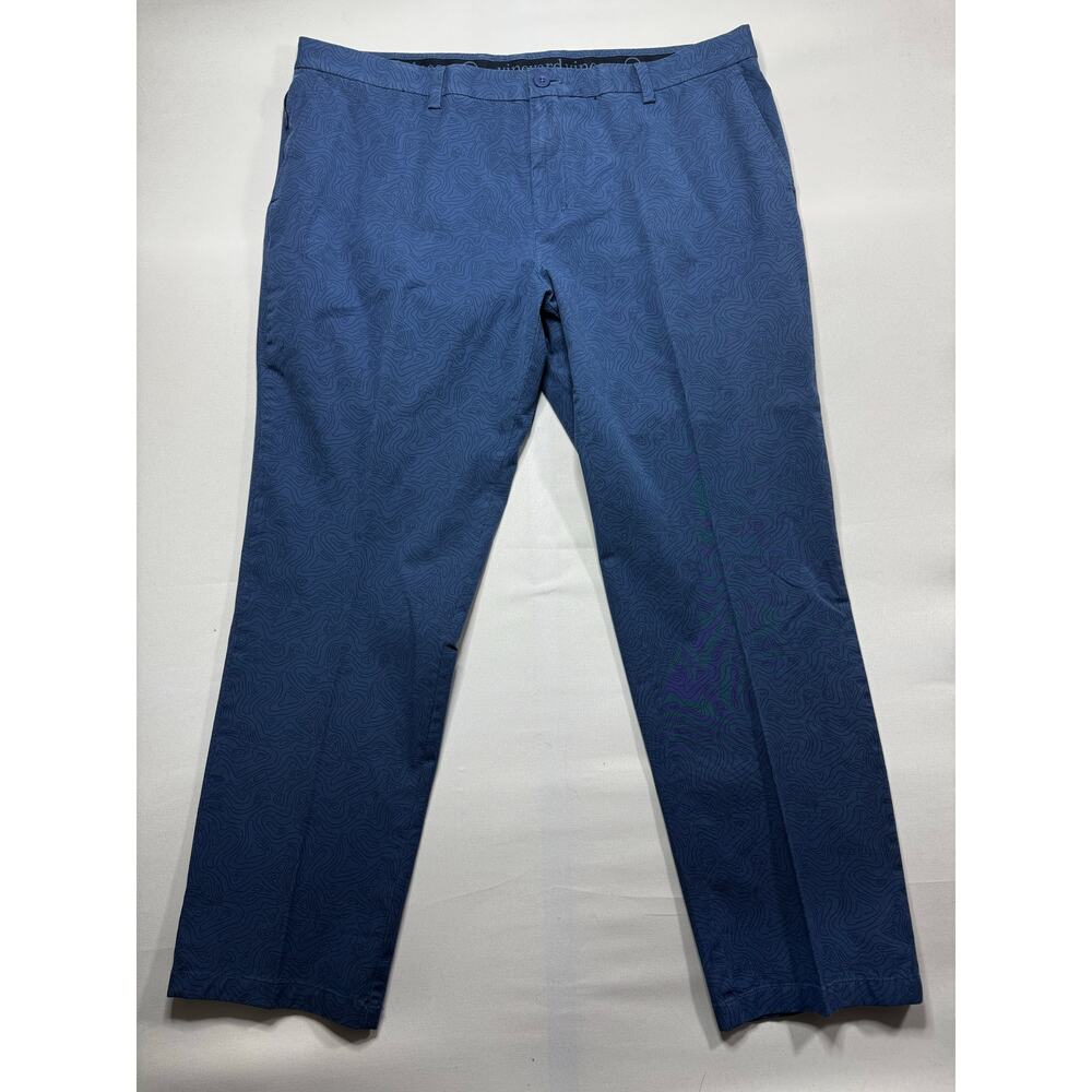 Vineyard Vines Martha's Vineyard Men's Blue Print On The Go Pant -40x30 (41x29)*